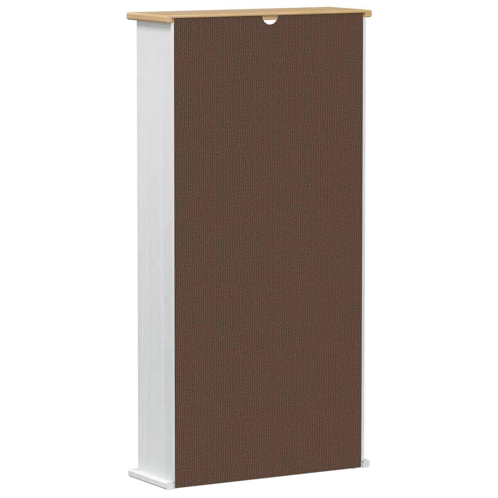CD ormar Bijelo 52 x 17.5 x 103 cm Čvrsto borovo drvo