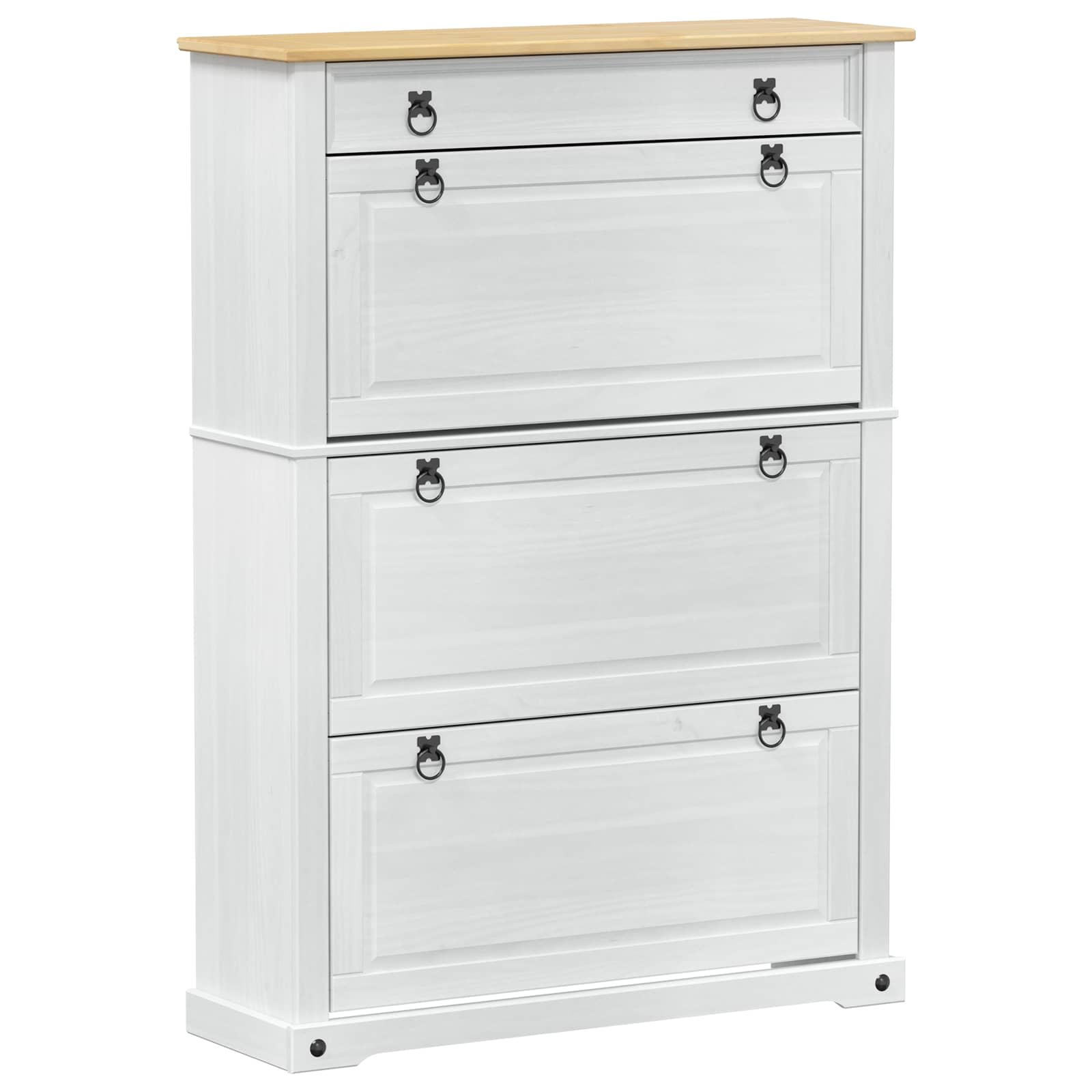 Ormar za cipele s ladicama Corona Bijelo 99 x 32 x 138 cm