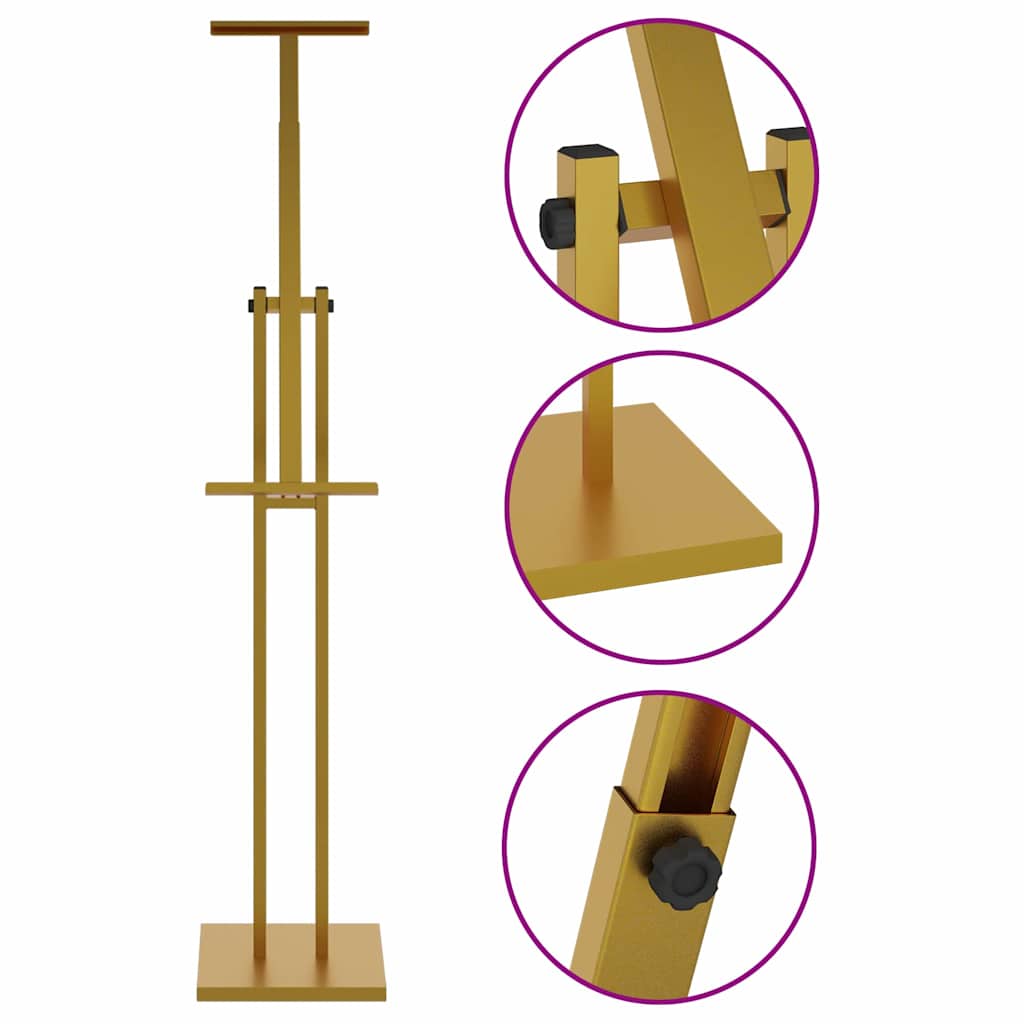 Stalci za sajmove Zlatno 26,5 x 26,5 x 150 cm Čelik