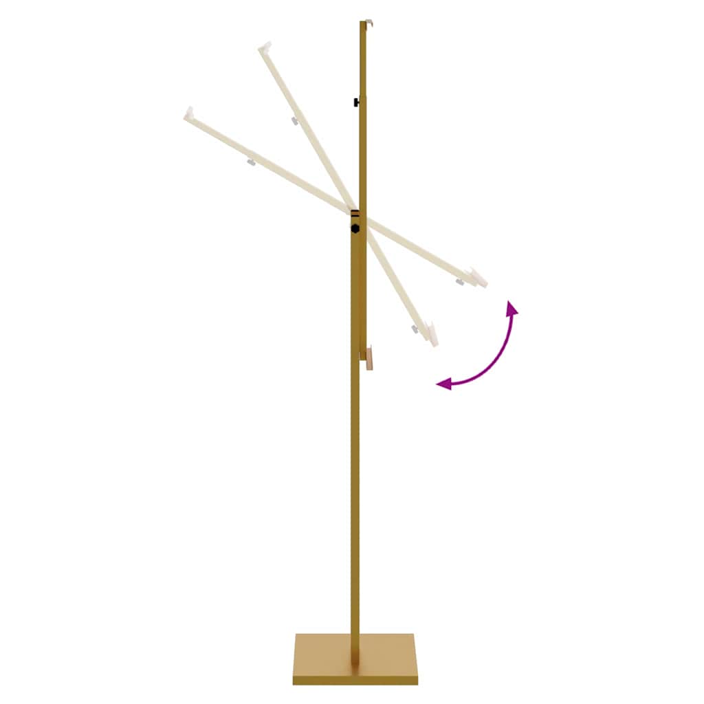 Stalci za sajmove Zlatno 26,5 x 26,5 x 150 cm Čelik