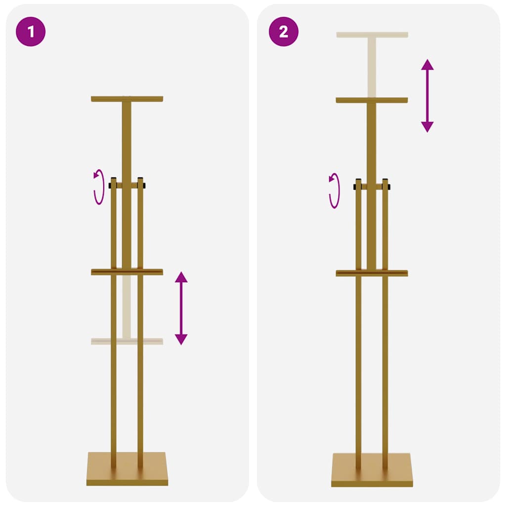 Stalci za sajmove Zlatno 26,5 x 26,5 x 150 cm Čelik