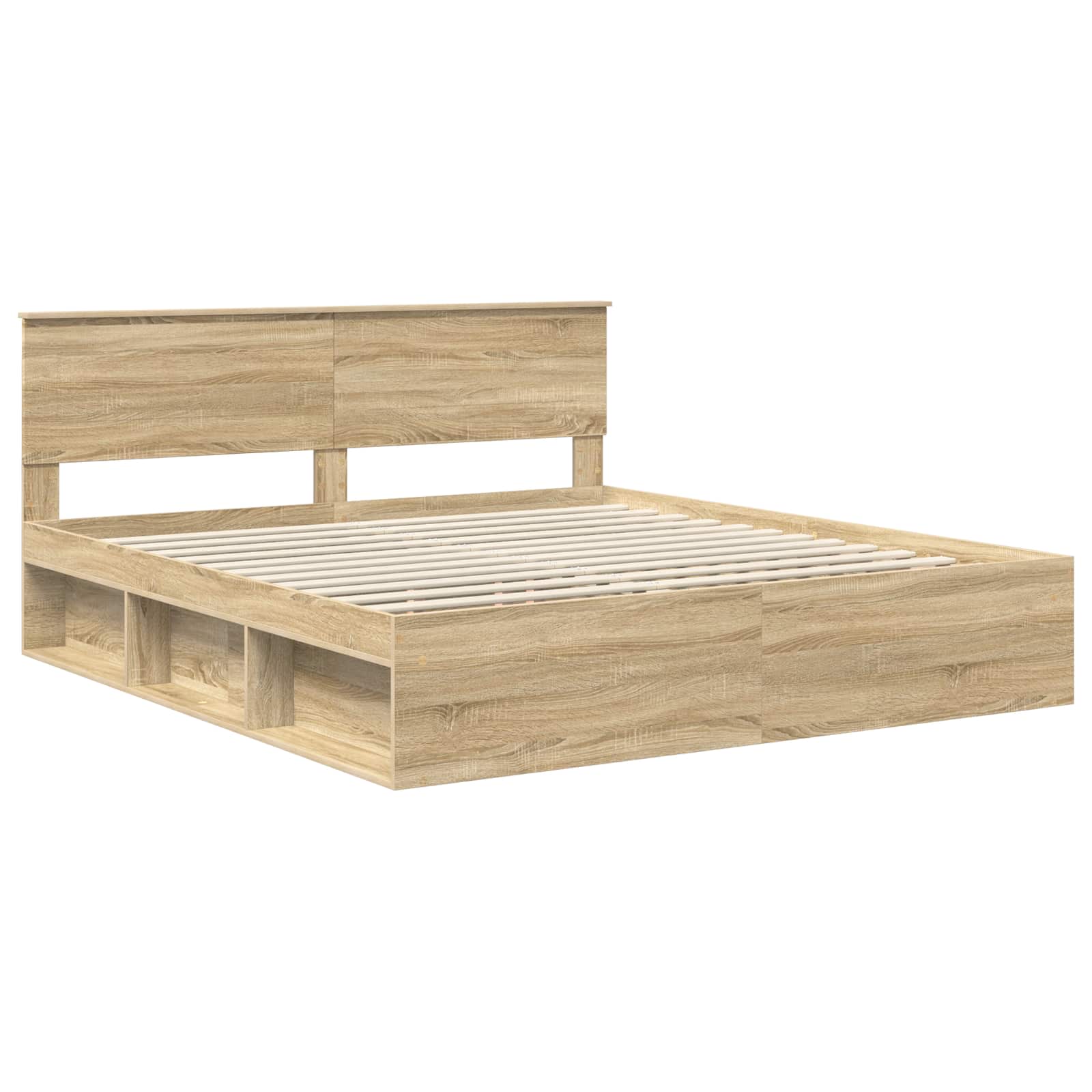 Krevetna konstrukcija Sonoma 200 x 200 cm Konstruirano drvo