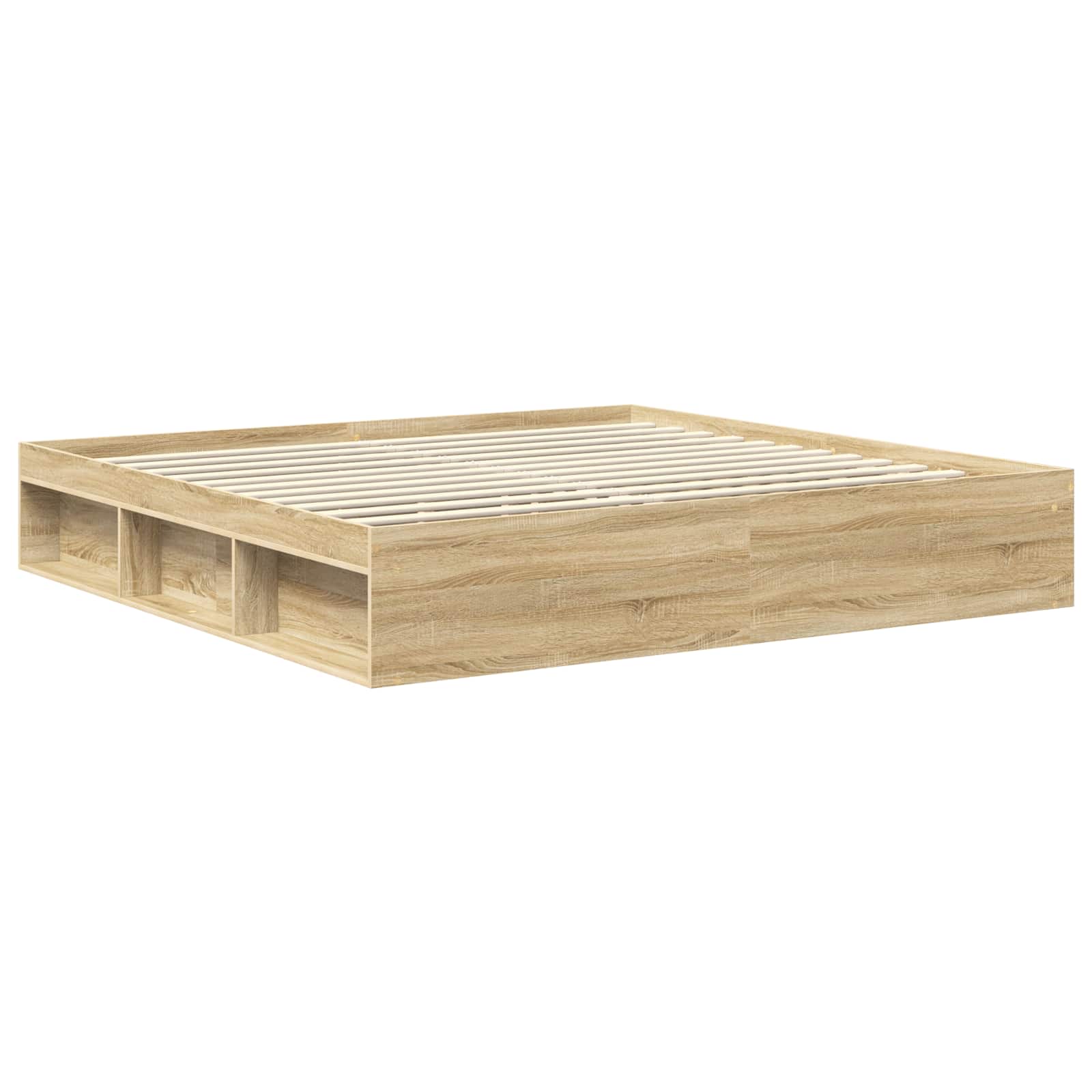 Krevetna konstrukcija Sonoma 200 x 200 cm Konstruirano drvo