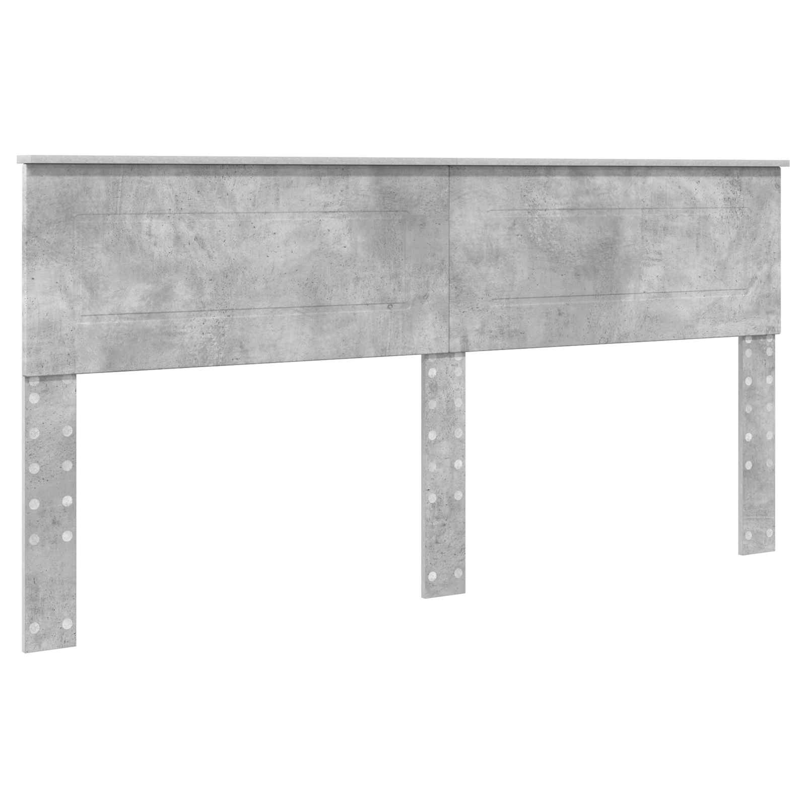 Krevetna konstrukcija Beton 180 x 200 cm Konstruirano drvo