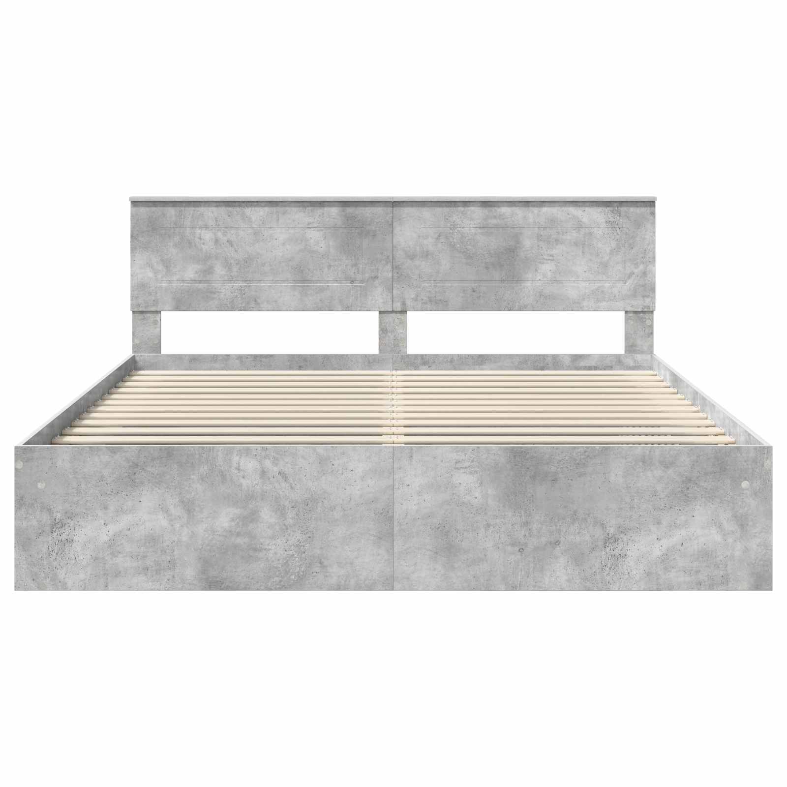 Krevetna konstrukcija Beton 180 x 200 cm Konstruirano drvo