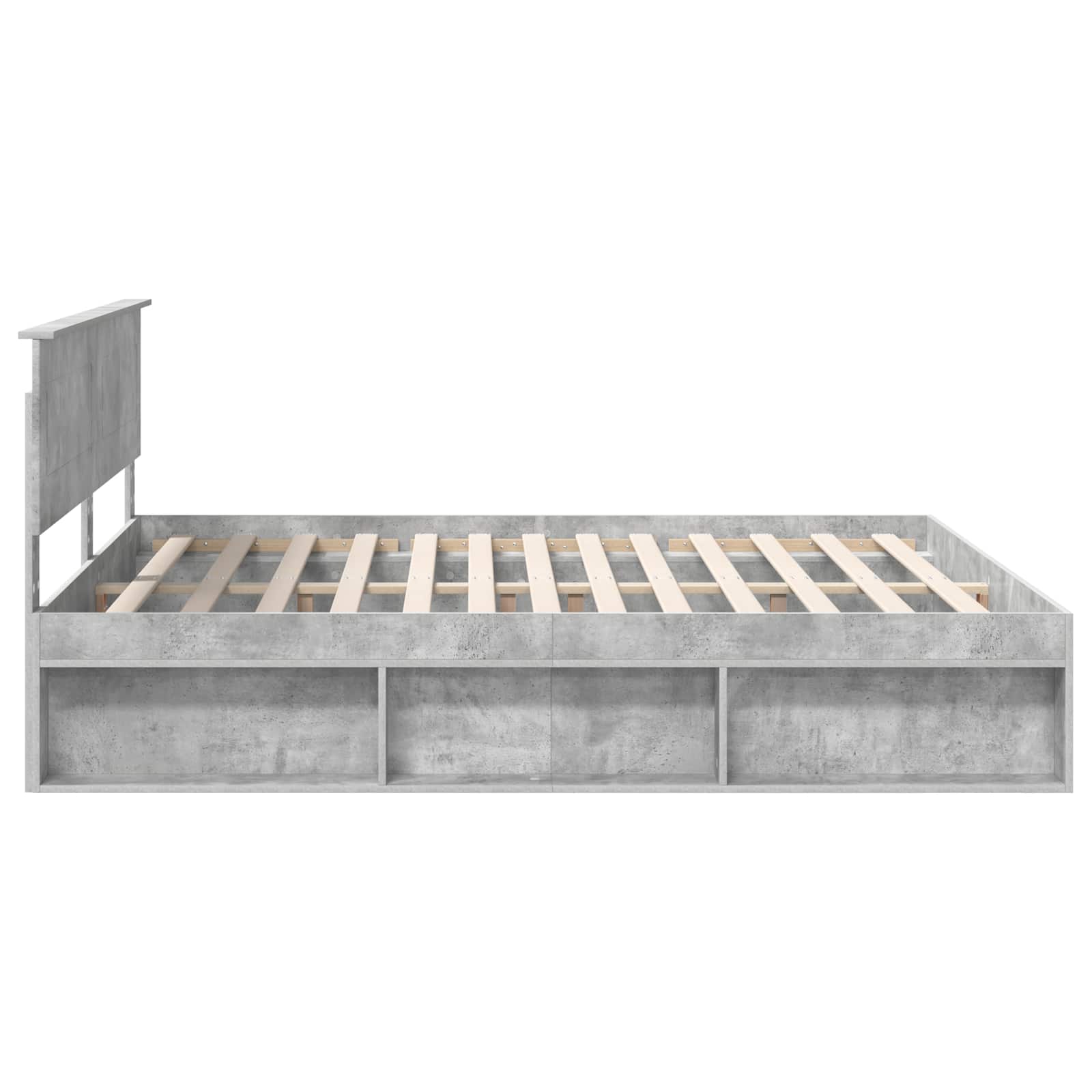 Krevetna konstrukcija Beton 180 x 200 cm Konstruirano drvo