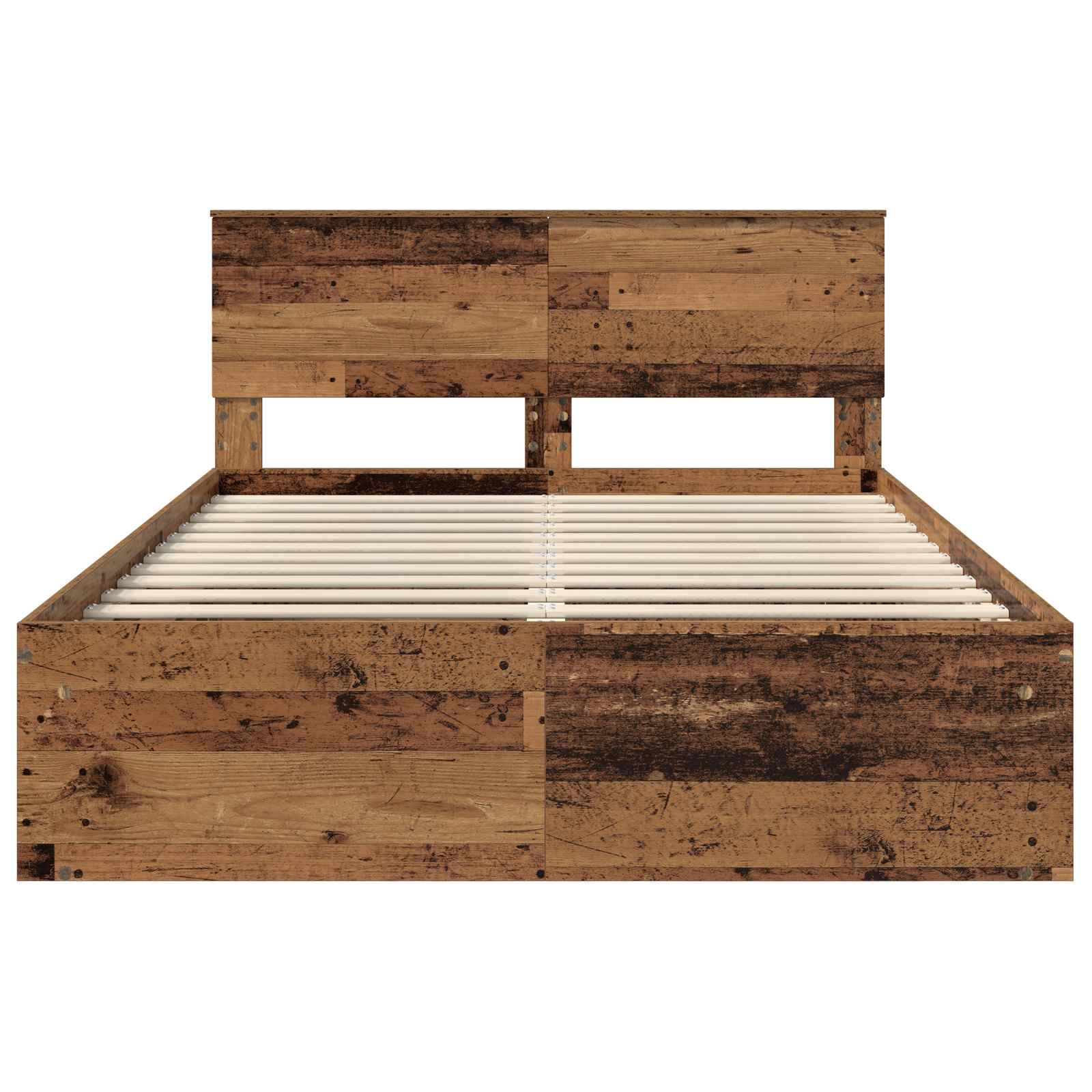 Krevetna konstrukcija Staro drvo 150 x 200 cm Konstruirano drvo