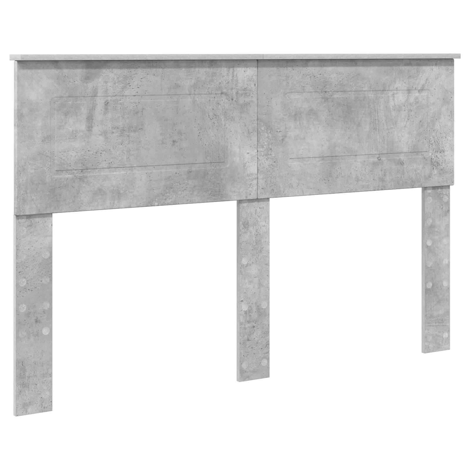 Krevetna konstrukcija Beton 140 x 190 cm Konstruirano drvo