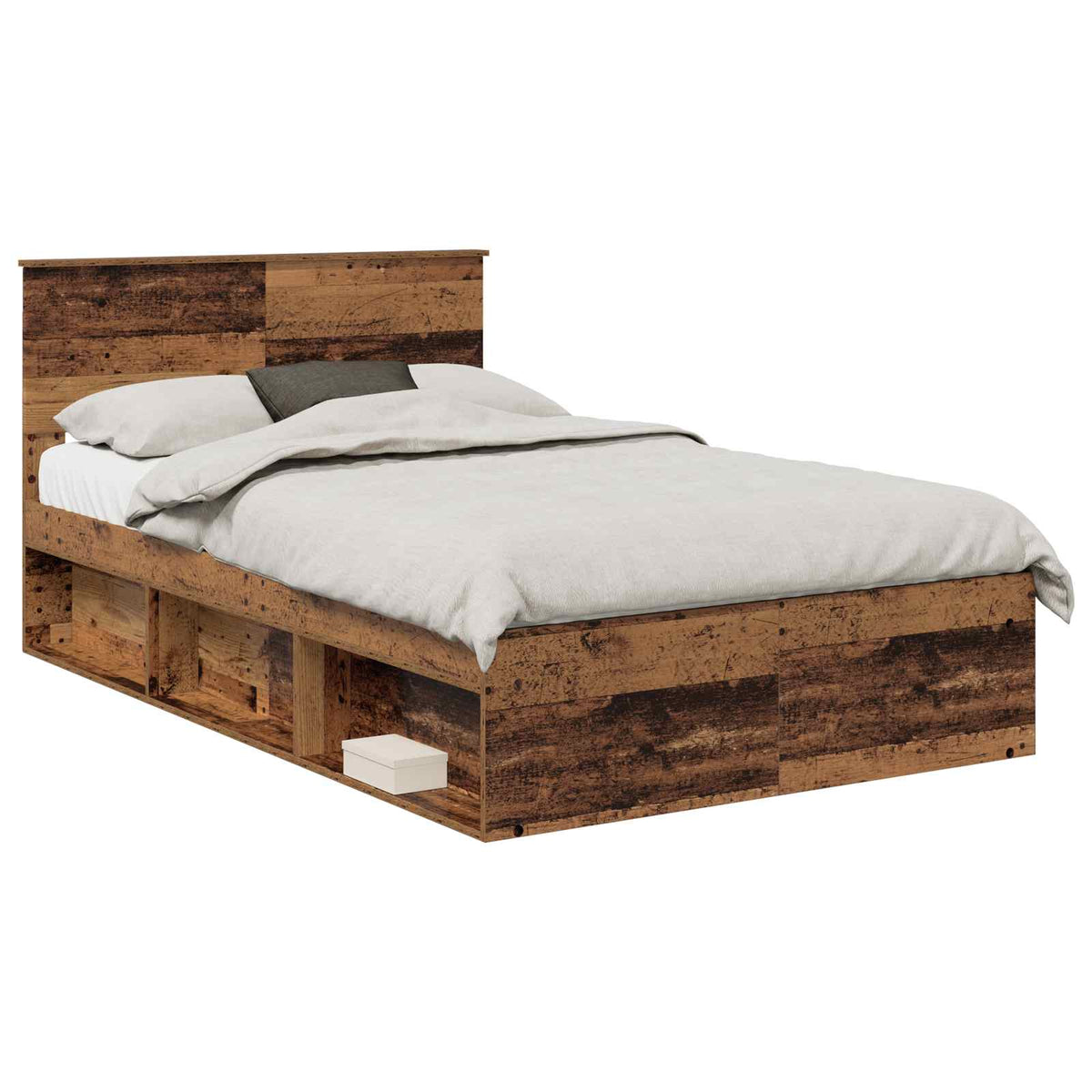 Krevetna konstrukcija Staro drvo 135 x 190 cm Konstruirano drvo