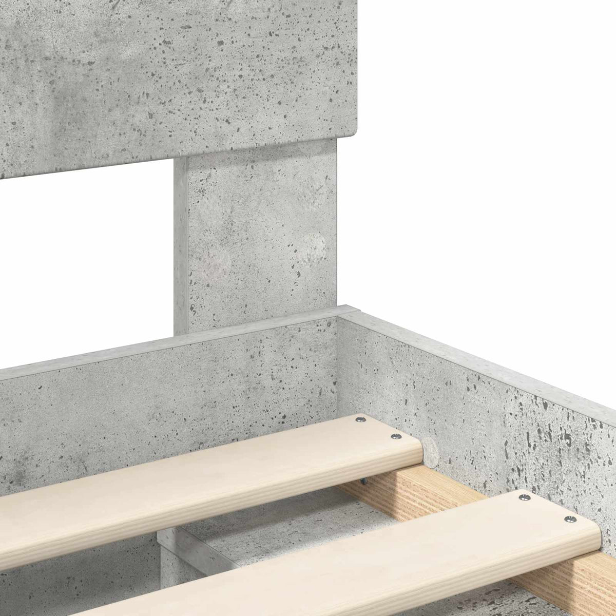 Krevetna konstrukcija Beton 120 x 200 cm Konstruirano drvo