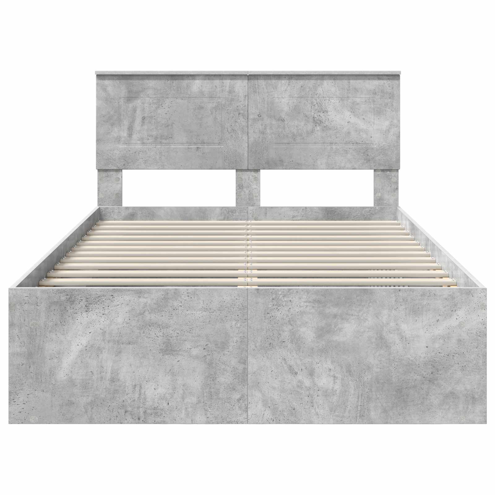 Krevetna konstrukcija Beton 120 x 200 cm Konstruirano drvo