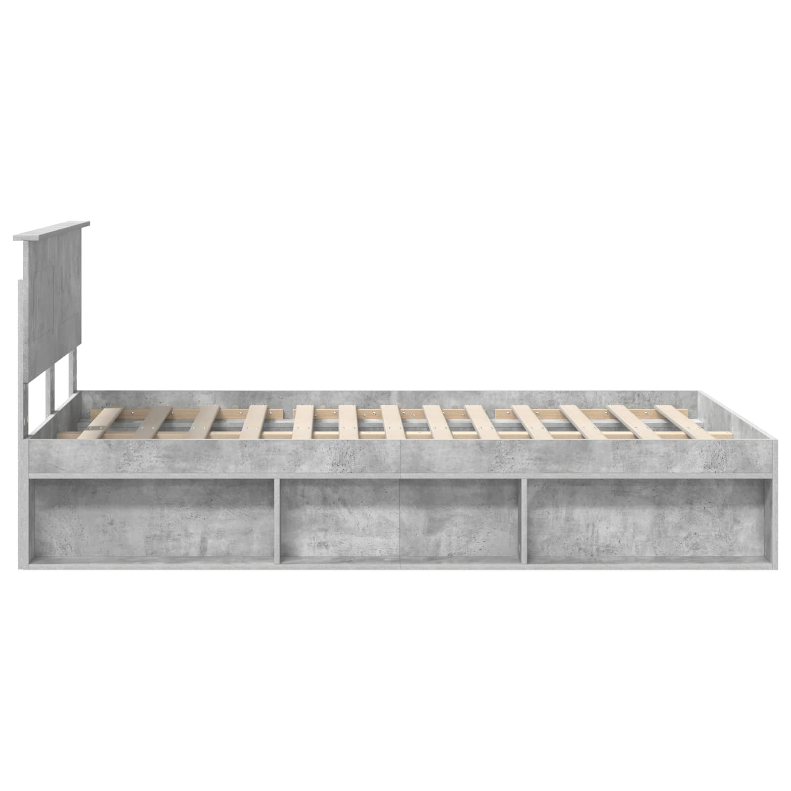 Krevetna konstrukcija Beton 120 x 200 cm Konstruirano drvo