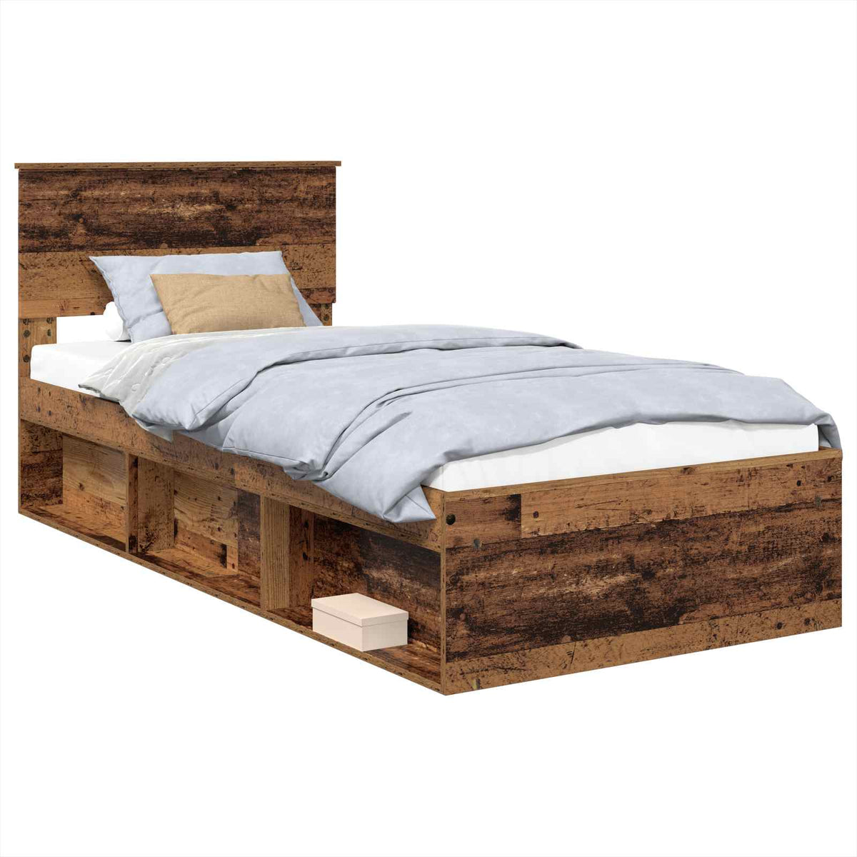 Krevetna konstrukcija Staro drvo 100 x 200 cm Konstruirano drvo