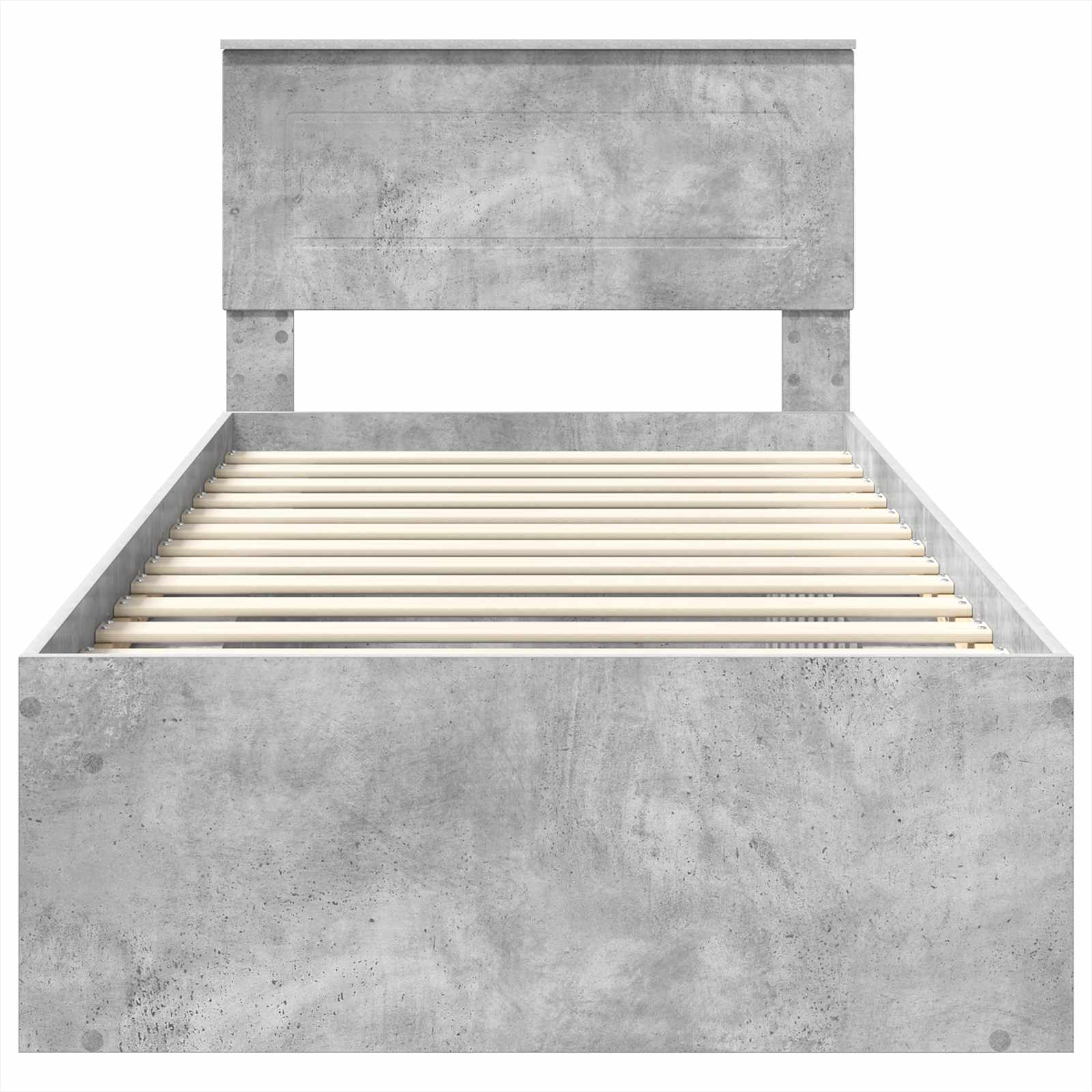 Krevetna konstrukcija Beton 90 x 200 cm Konstruirano drvo