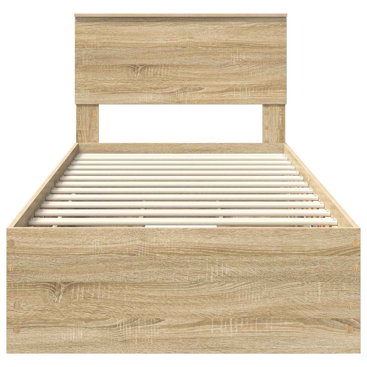 Krevetna konstrukcija s ladicama Sonoma hrast 100 x 200 cm
