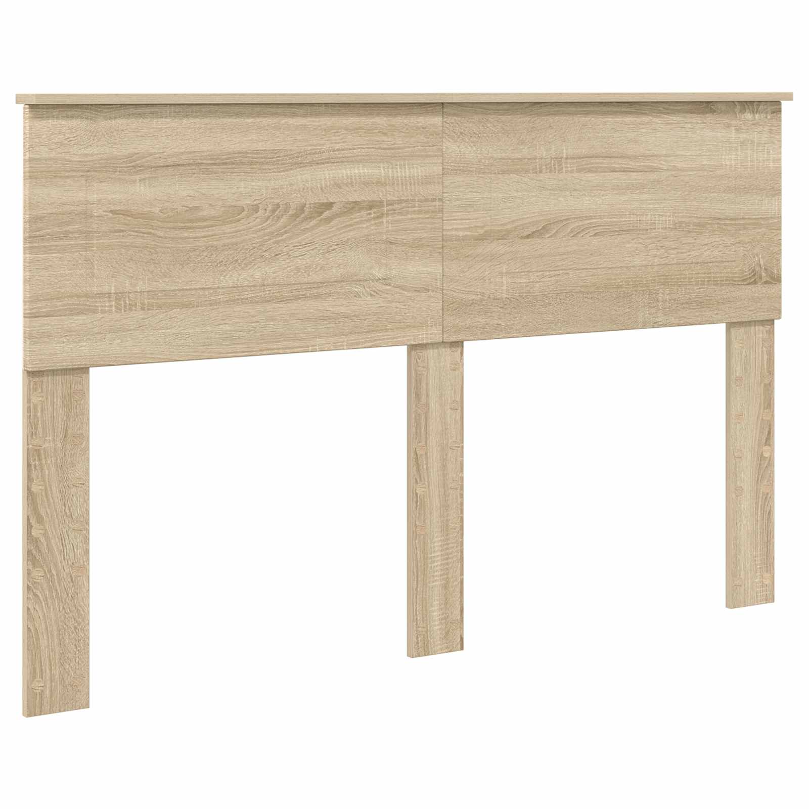 Krevetna konstrukcija S LED lampica Sonoma hrast 150 x 200 cm