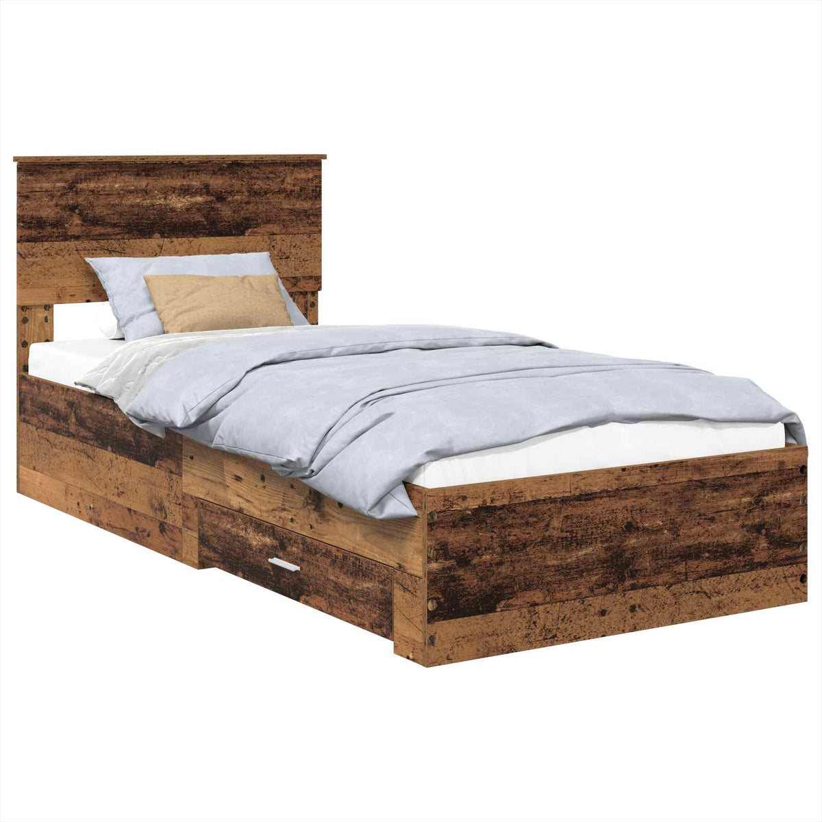 Krevetna konstrukcija Staro drvo 100 x 200 cm Konstruirano drvo