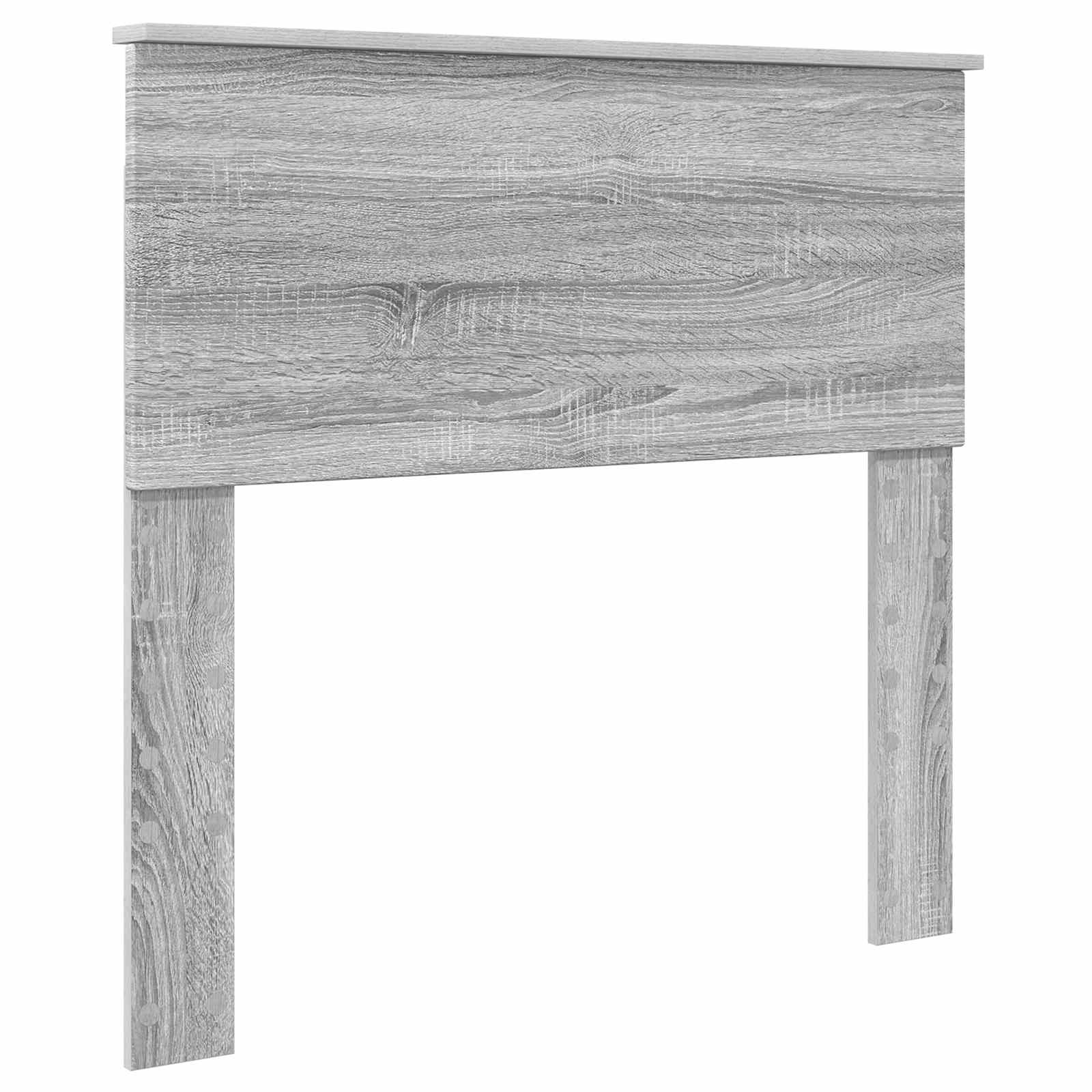 Krevetna konstrukcija Siva Sonoma 75 x 190 cm Konstruirano drvo