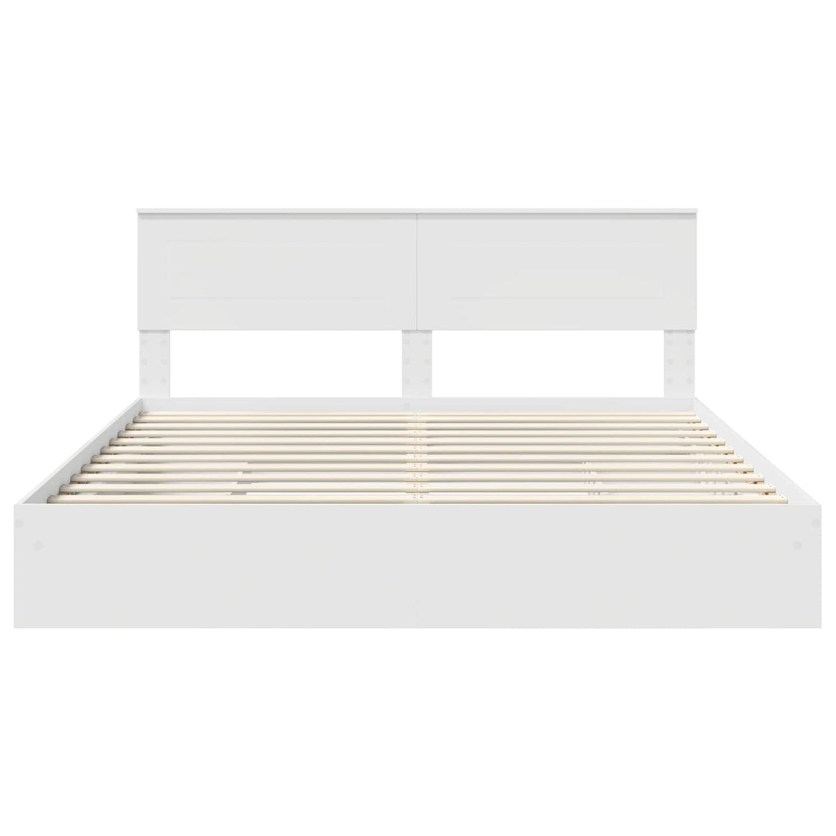 Krevet s od storage Bijelo 180 x 200 cm Konstruirano drvo