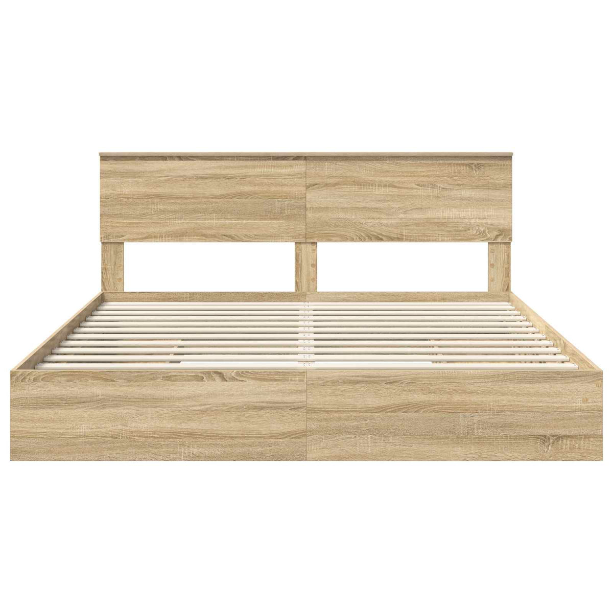Krevet s od storage Sonoma hrast 180 x 200 cm Konstruirano drvo