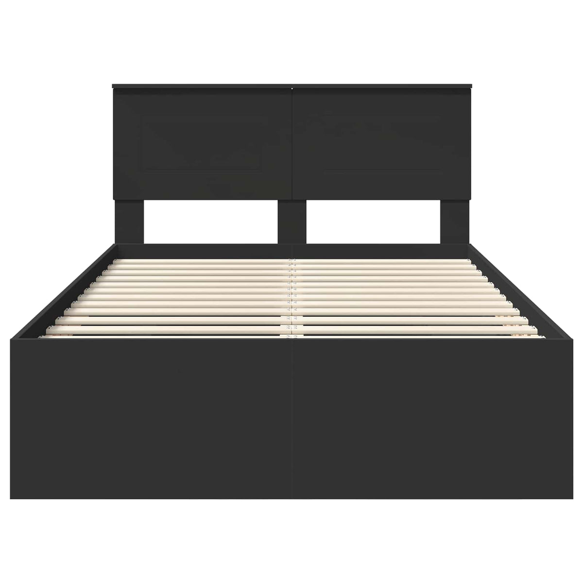 Krevetna konstrukcija Crna 120 x 123 cm Konstruirano drvo