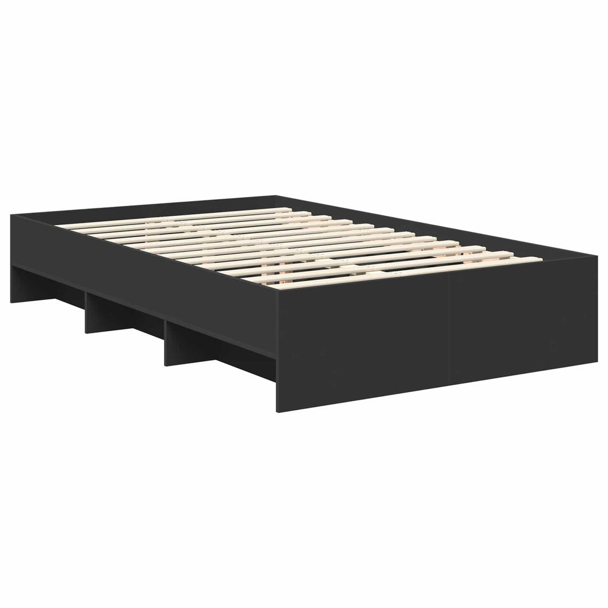 Krevetna konstrukcija Crna 120 x 123 cm Konstruirano drvo