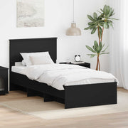 Krevetna konstrukcija Crna 80 x 200 cm Konstruirano drvo