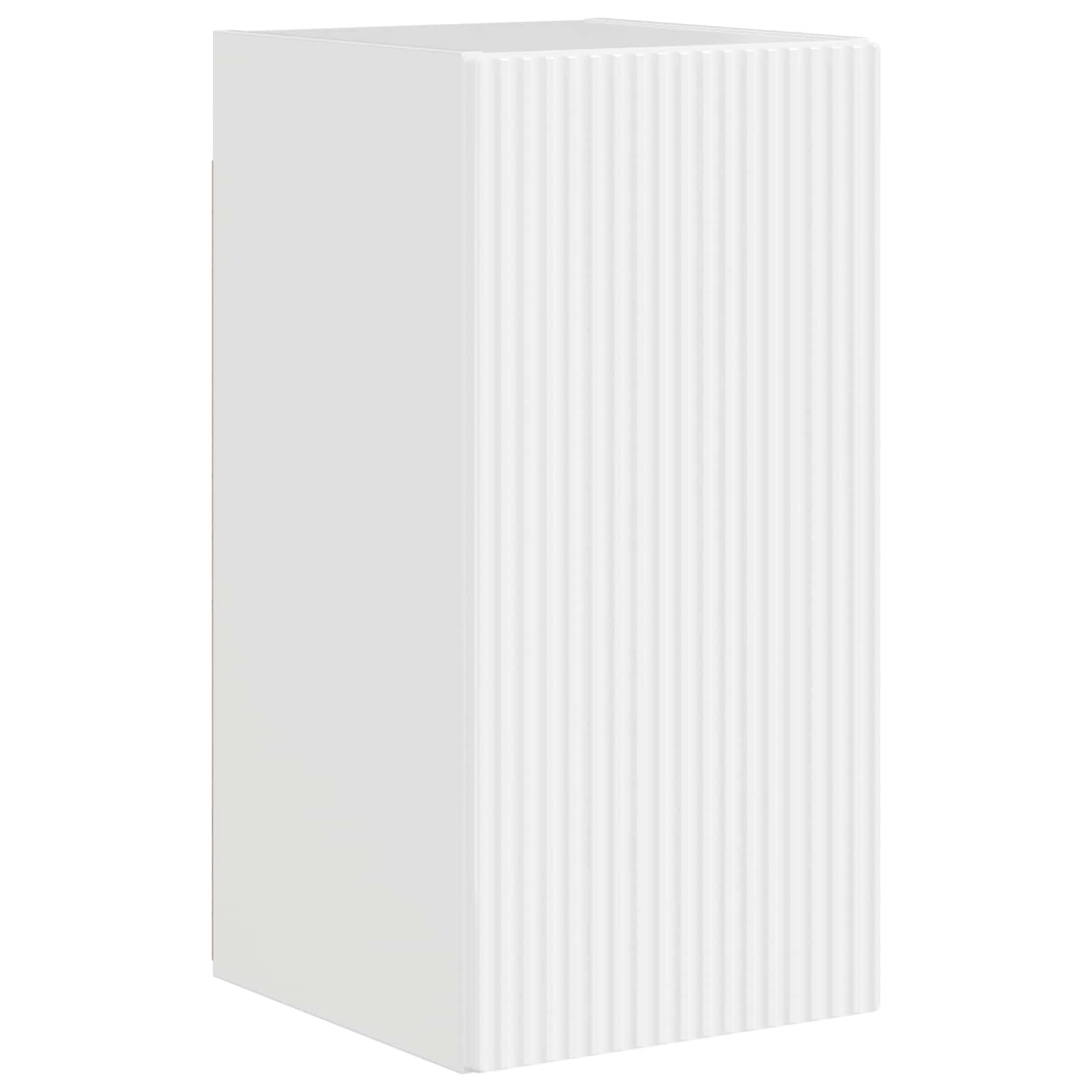 Set zidnog ormarića za TV Zidne 4 pcs Visoki sjaj bijela