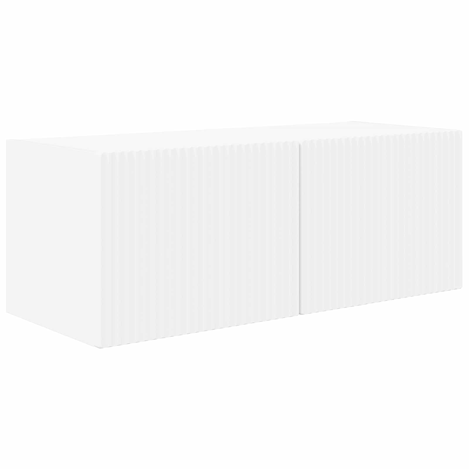 Set zidnog ormarića za TV Zidne 4 pcs Bijelo Konstruirano drvo