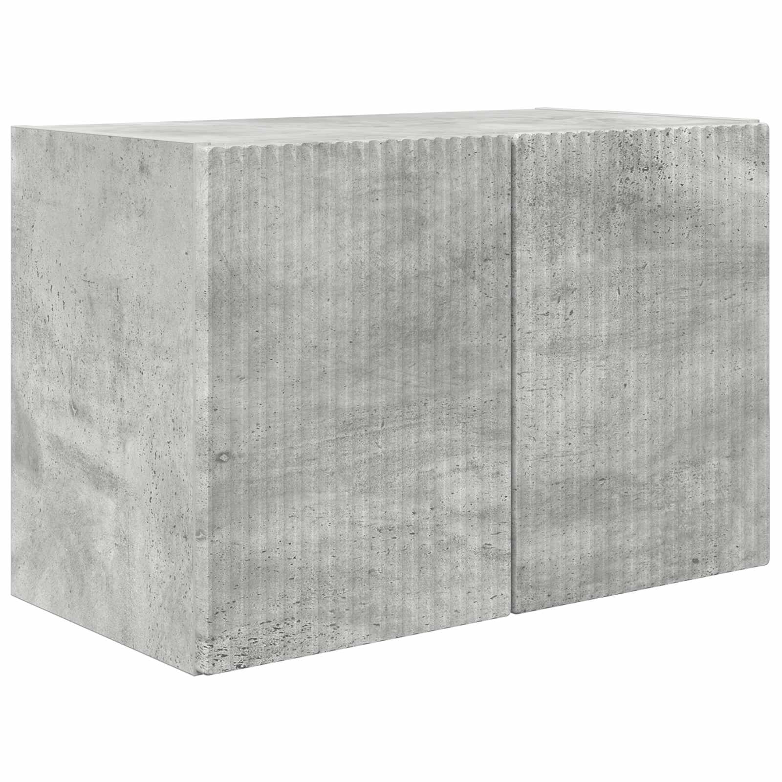 Set zidnog ormarića za TV 4 pcs Betonski sivi Konstruirano drvo