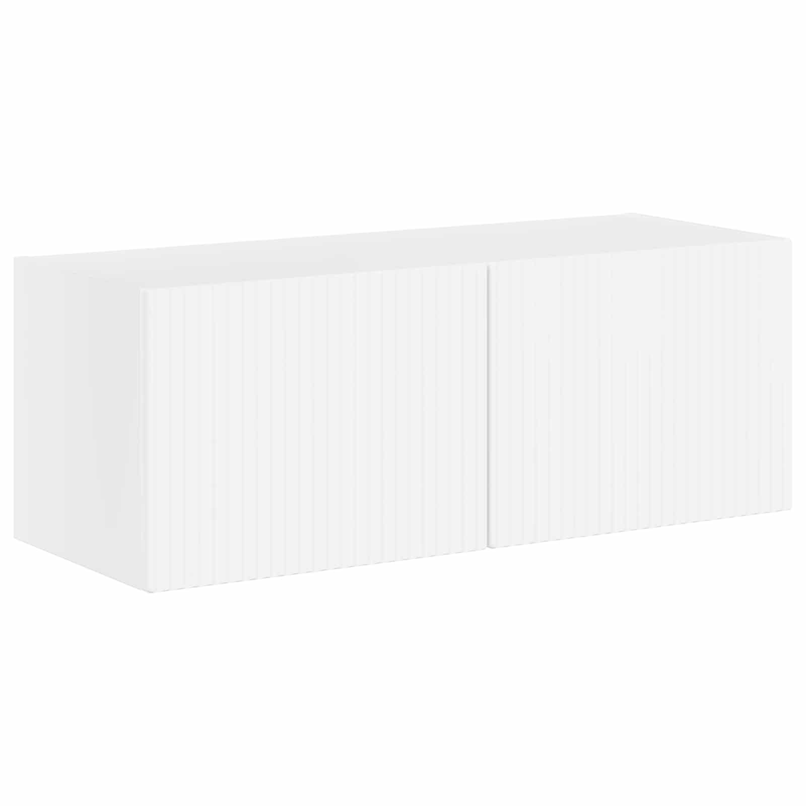 Set zidnog ormarića za TV Zidne 6 pcs Visoki sjaj bijela