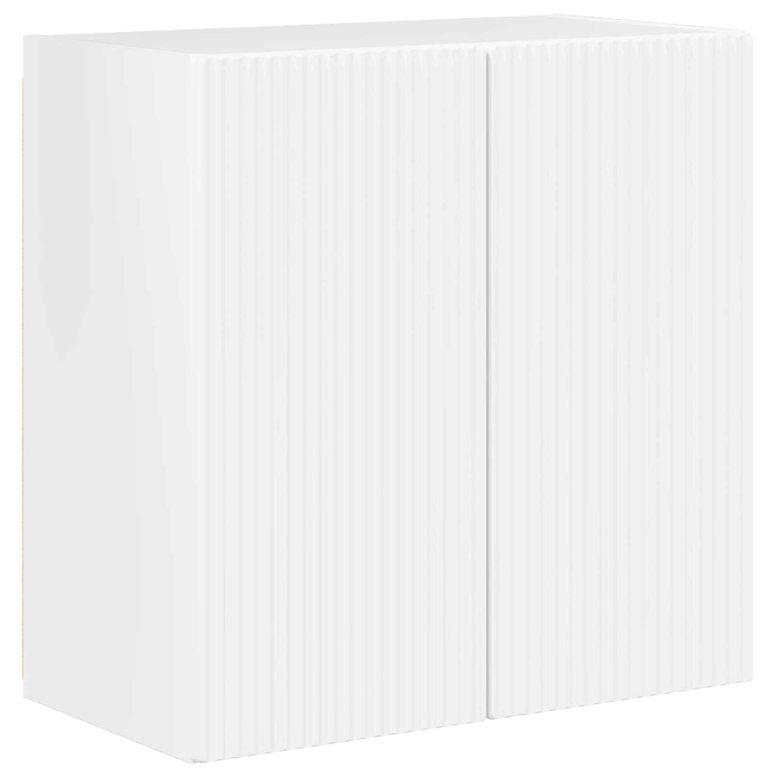 Set zidnog ormarića za TV Zidne 6 pcs Visoki sjaj bijela