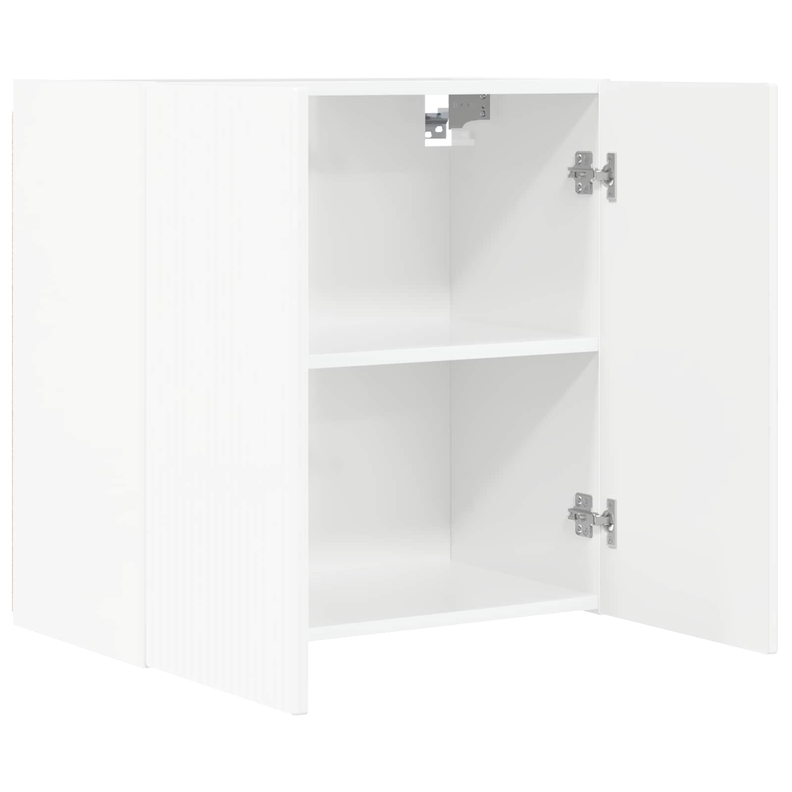Set zidnog ormarića za TV Zidne 6 pcs Visoki sjaj bijela