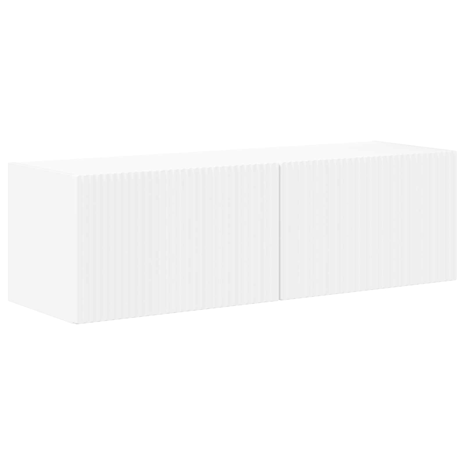 Set zidnog ormarića za TV Zidne 6 pcs Bijelo