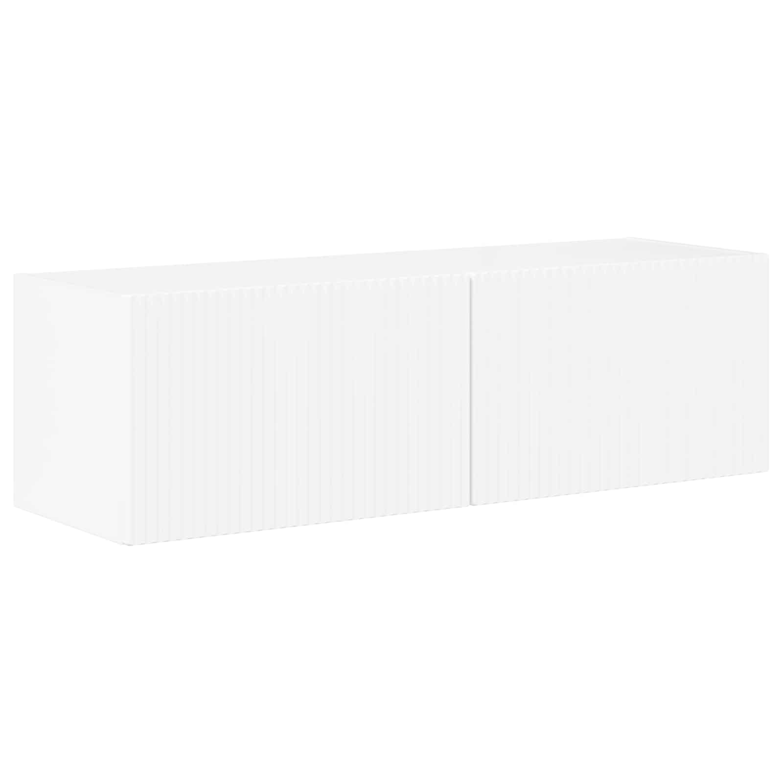 Set zidnog ormarića za TV Zidne 6 pcs Visoki sjaj bijela