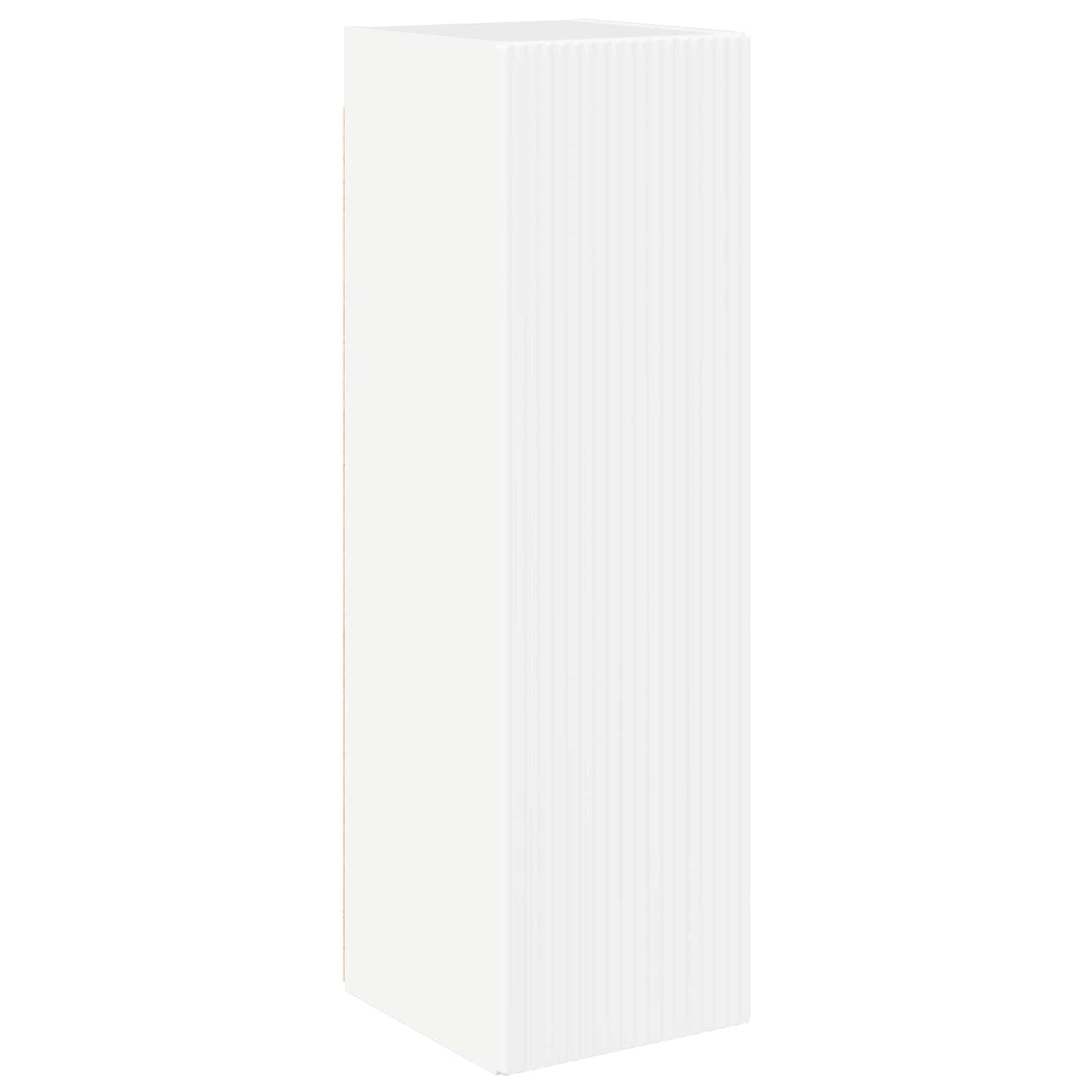 Set zidnog ormarića za TV Zidne 6 pcs Visoki sjaj bijela