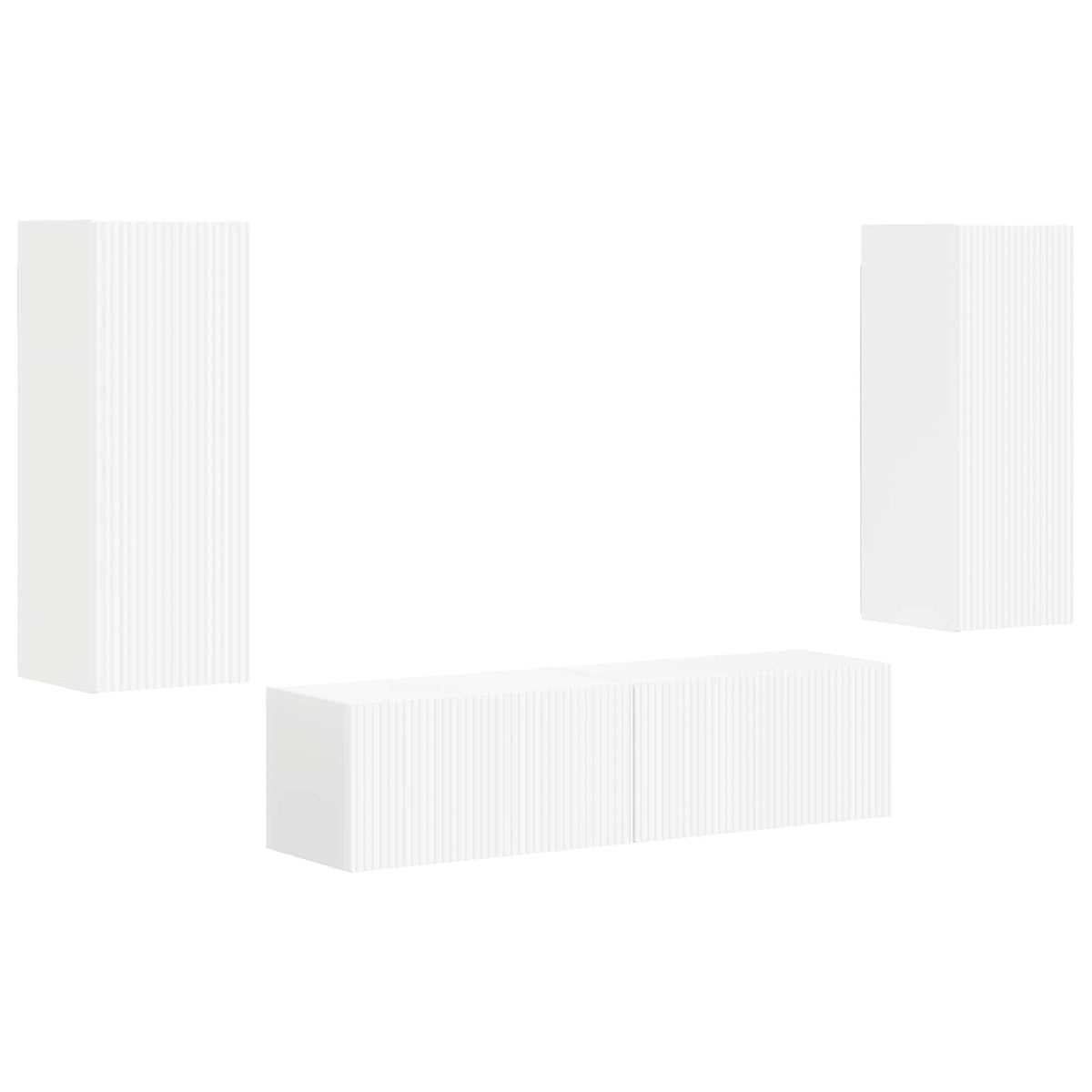 Set TV komoda Zidne 2 pcs Konstruirano drvo