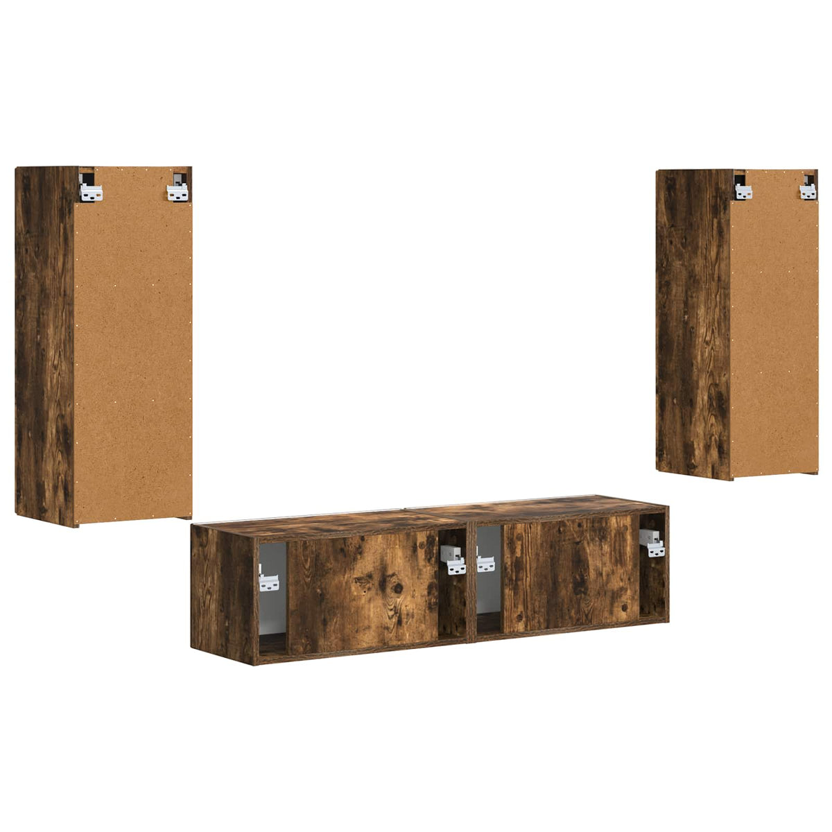 Set TV komoda 2 kom. Dimljeni hrast