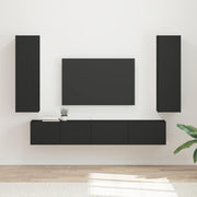 Set TV komoda 3 kom. Crna