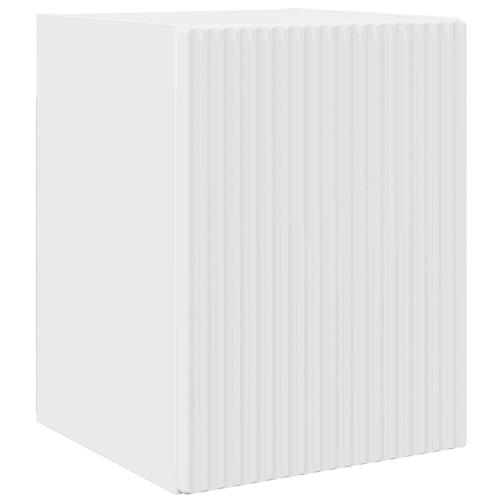 Set TV komoda Zidne 3 pcs Visoki sjaj bijela Konstruirano drvo