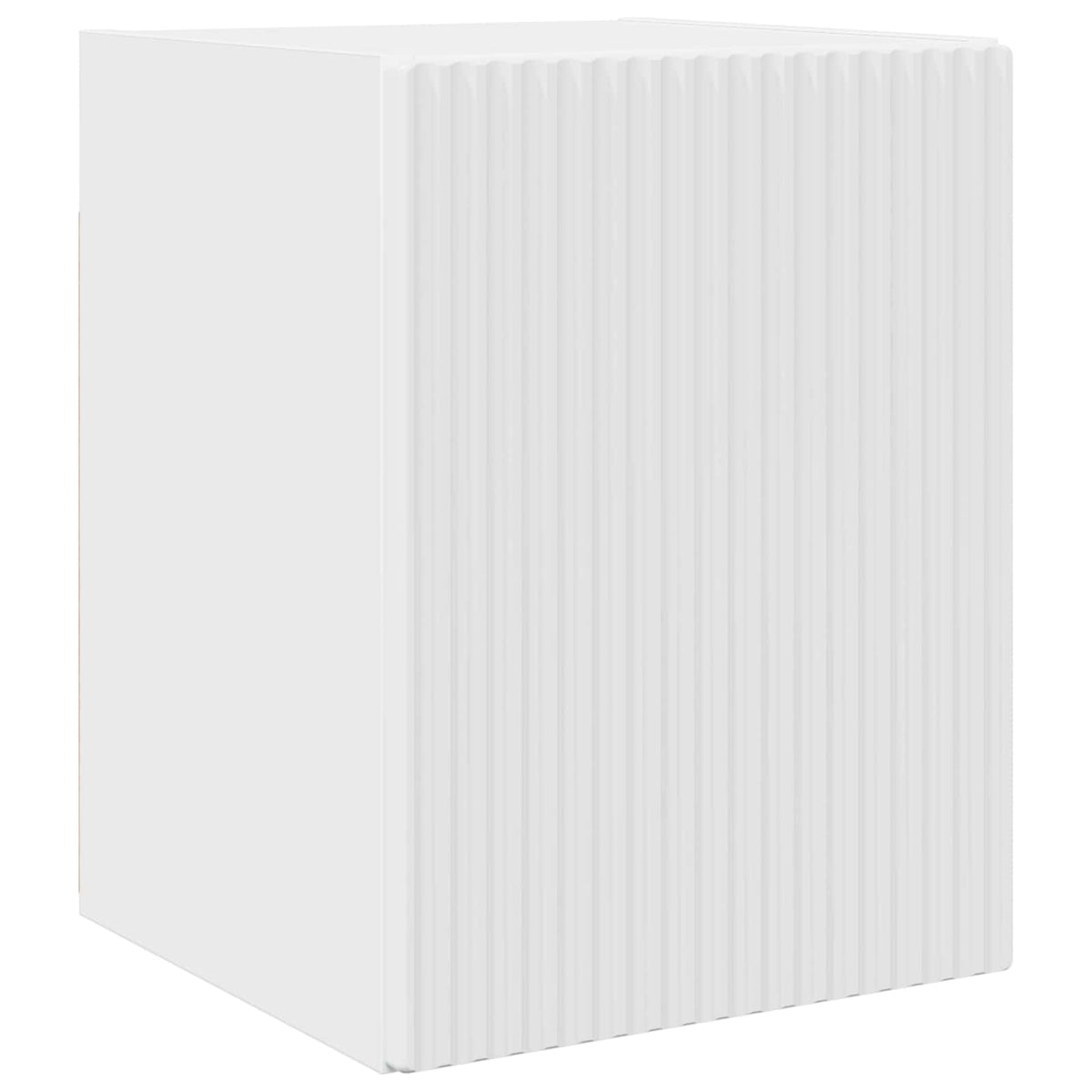 Set TV komoda Zidne 4 pcs Visoki sjaj bijela Konstruirano drvo