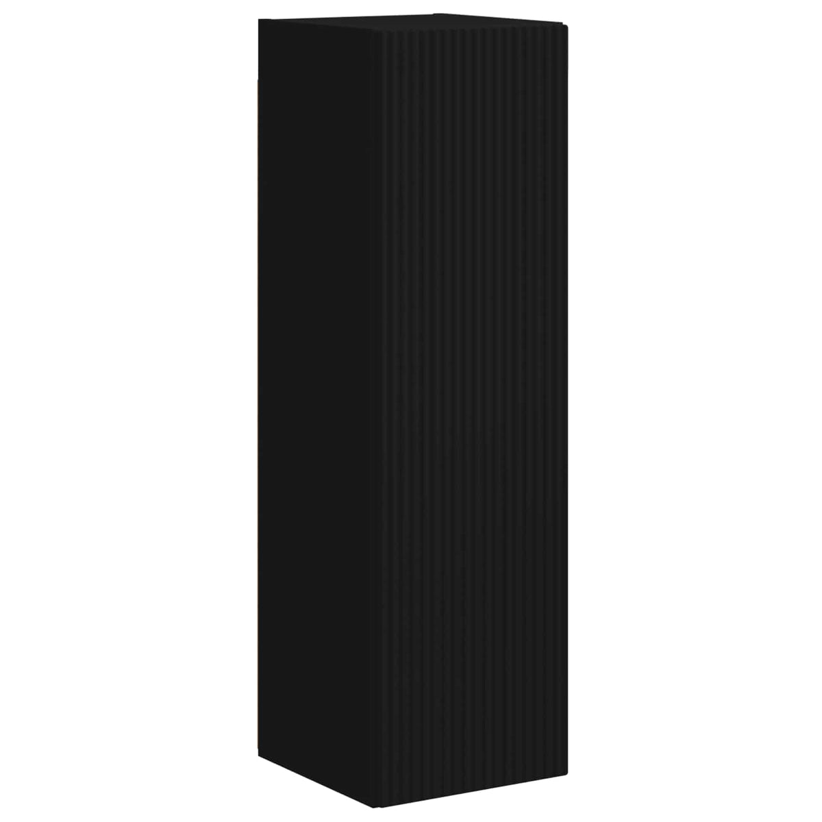 Set TV komoda 4 kom. Crna Konstruirano drvo