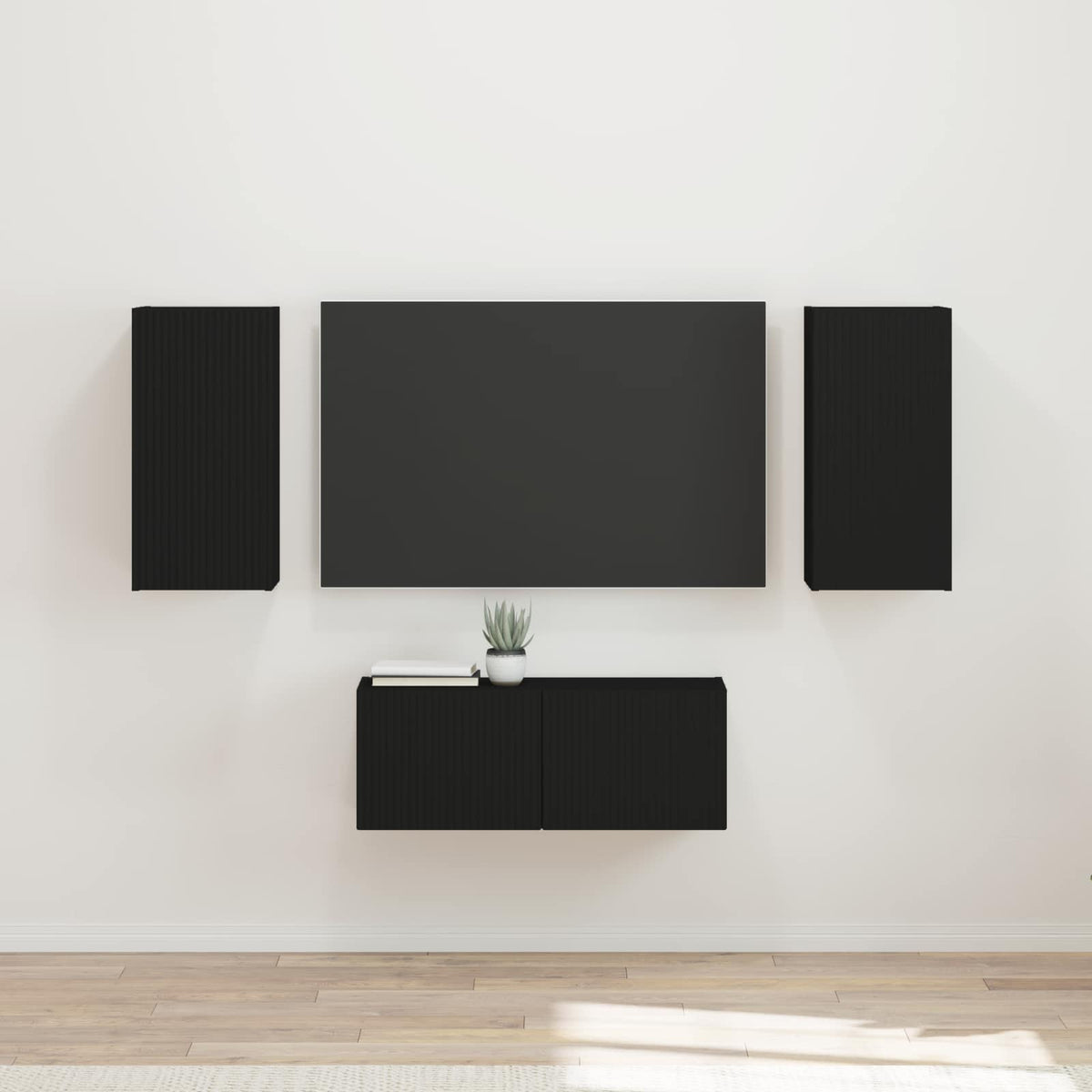 Set TV komoda Zidne 6 pcs Konstruirano drvo
