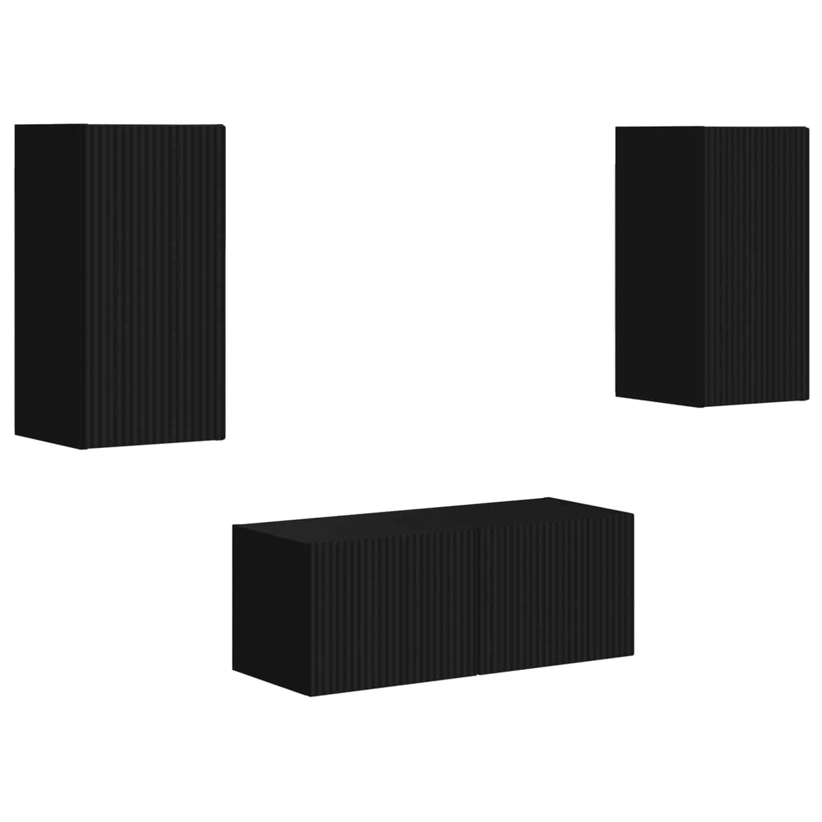 Set TV komoda Zidne 6 pcs Konstruirano drvo