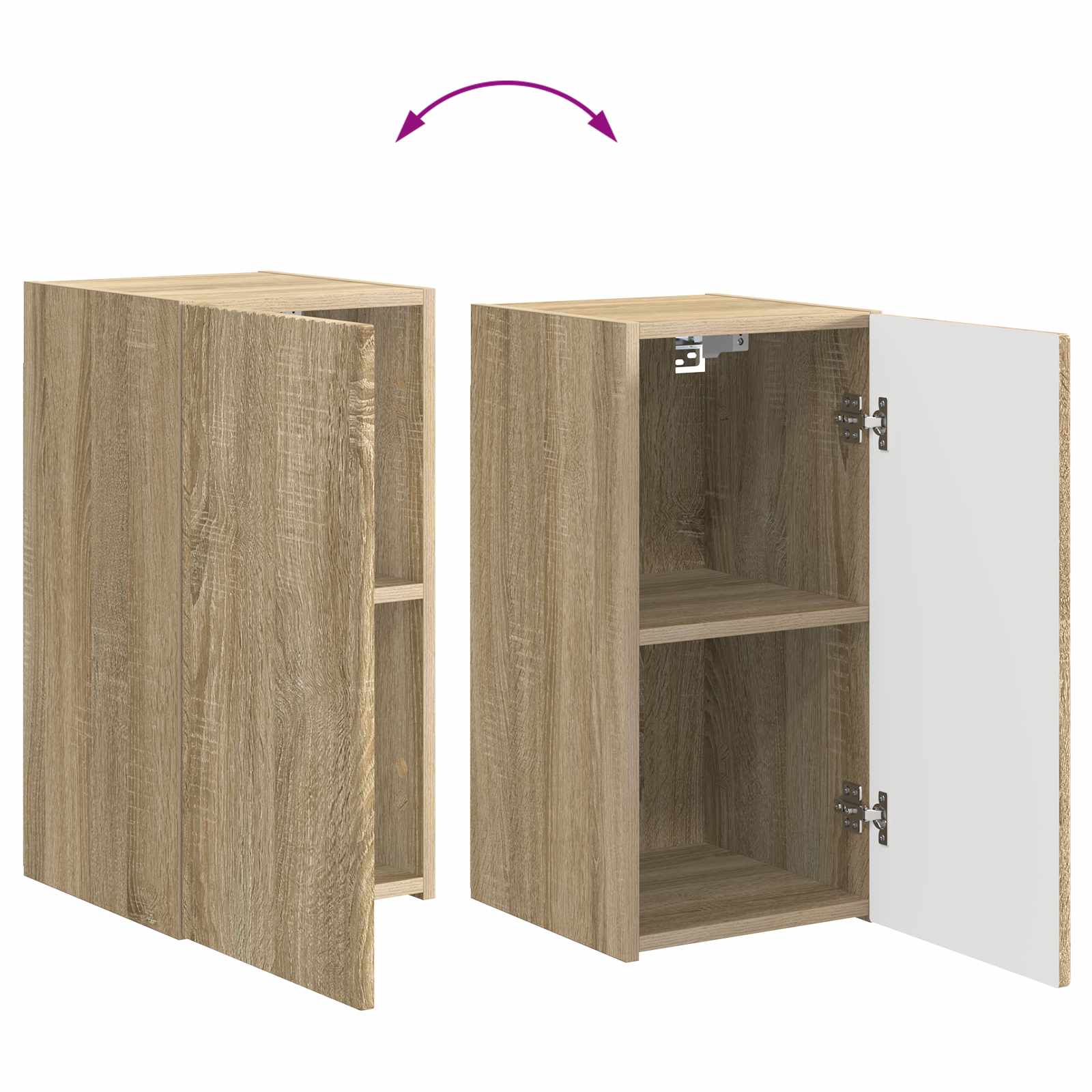 Set TV komoda 5 pcs Sonoma hrast Konstruirano drvo