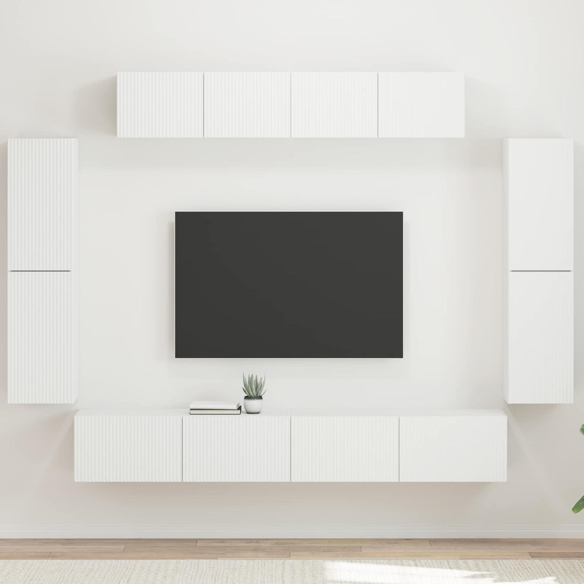 TV ormar 8 pcs Bijelo