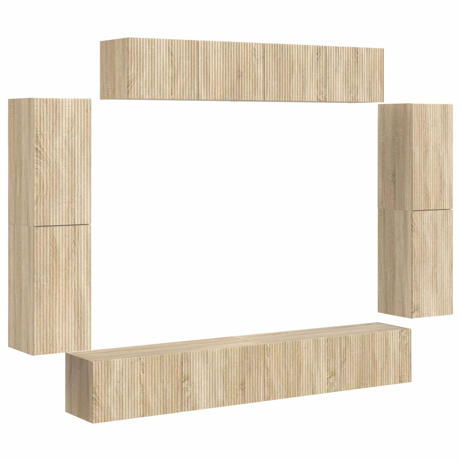 TV ormar 8 pcs Sonoma hrast