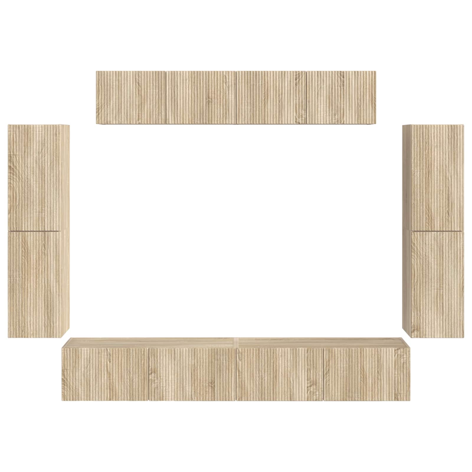 TV ormar 8 pcs Sonoma hrast
