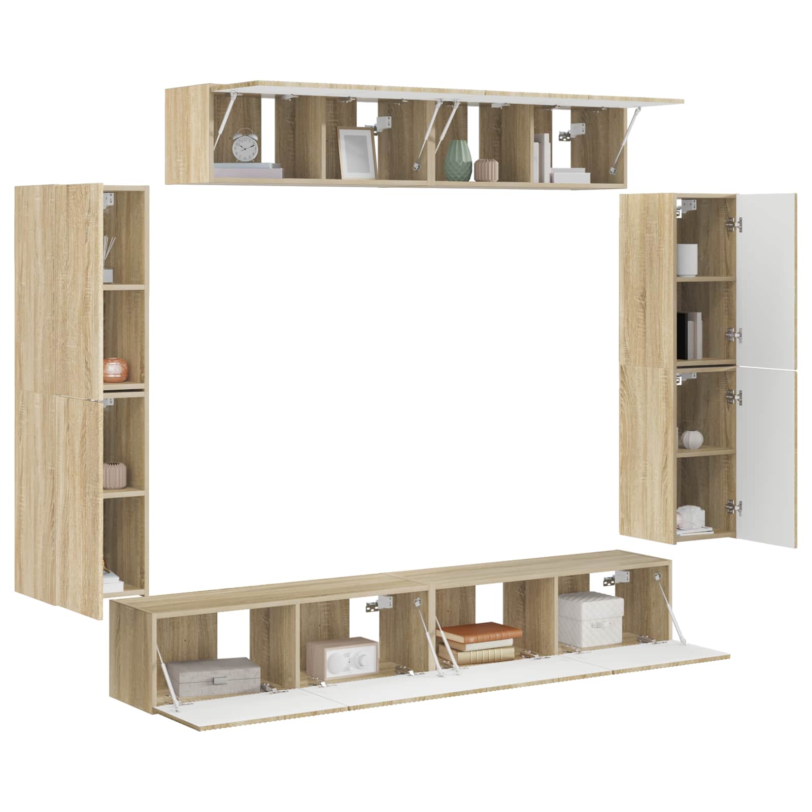 TV ormar 8 pcs Sonoma hrast