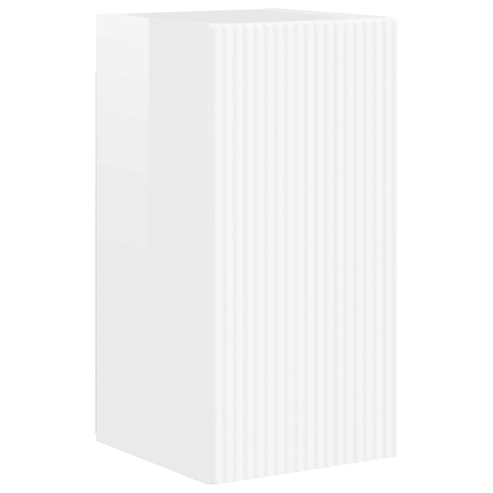 TV ormar 8 pcs Visoki sjaj bijela